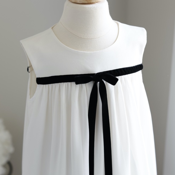 Luxury Designer Amelie Et Sophie Sleeveless Special Occasion Dress Ivory New - Picture 2 of 6